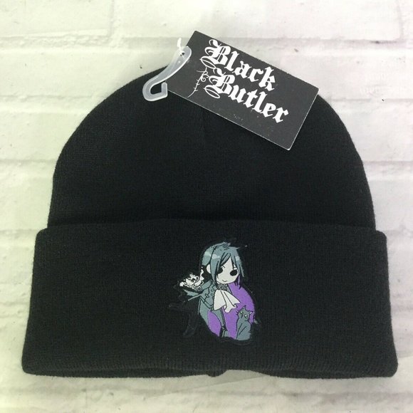 Black Butler Anime Patch Logo Knit Cuff 